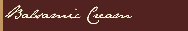 balsamic cream