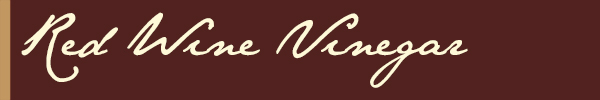 red wine vinegar